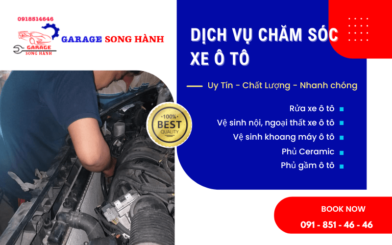 chăm sóc xe ô tô