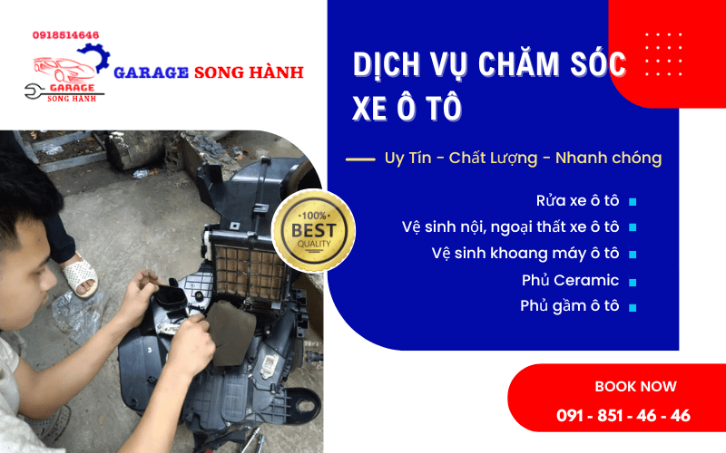 chăm sóc xe ô tô