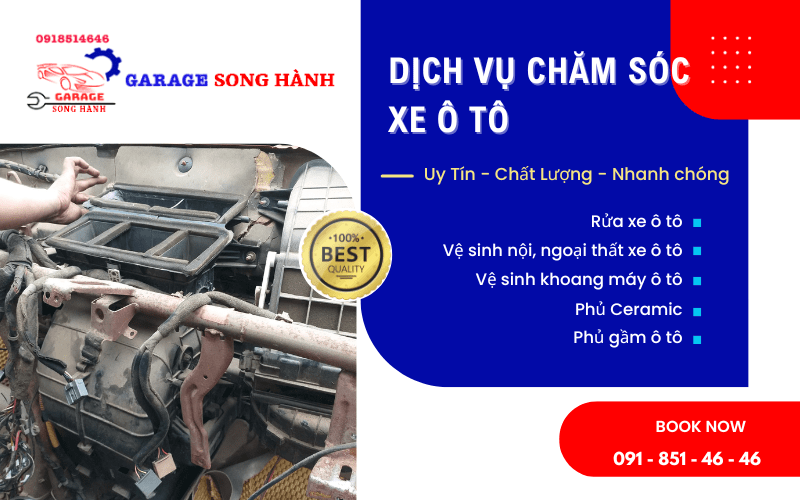 chăm sóc xe ô tô